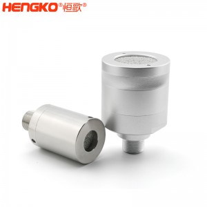 IP65級(jí)工業(yè)不銹鋼/鋁氣體探頭殼體氣室耐腐蝕透氣防塵氮氧傳感器防爆外殼