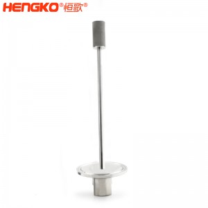 廠家批發(fā)316L不銹鋼長桿不銹鋼曝氣頭耐腐蝕防塵，用于二氧化碳/氧氣擴(kuò)散