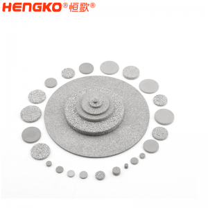 恒歌廠家直銷氯氣探測(cè)器防爆片_粉末燒結(jié)不銹鋼有毒氣體探測(cè)器防爆片